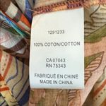 Calypso St. Barth  Orange and Brown Patterned Shirt Photo 7