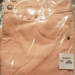 Woman Within 47.  Coral Denim Stretch Capris Photo 1