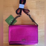 Kate Spade NWT Cami Baja Rose Hot Pink Crossbody Y2K colorful metallic festival Photo 0