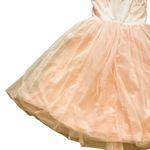 ASOS  Pink Tulle Lace Dress High Neck Open Back Full Skirt Size 6 Women's NWT Photo 10