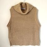 ZARA Women's Tan Knitted Sweater Vest Size M Photo 0