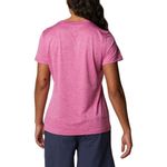 Columbia NWT Crew Hike Wild Fuchsia Short Sleeve T-Shirt Size 1X New w/Tag Photo 2