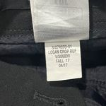 Banana Republic  Logan Crop Dress Pants Women's Size 12 Black Ruffle Hems Viscose Photo 9