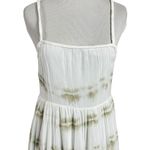 Aerie Tie Dye Maxi Dress White Size Small Ethereal Goddess Summer Bohemian Beach Photo 5