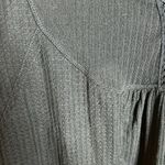 Sweet Romeo  Black Light Waffle Knit Long Sleeve Henley Top Size 1X Photo 5