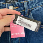 Pretty Little Thing NWT | women’s vintage wash mom jeans — size 12 Photo 2