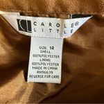 Carole Little Women's Tan Skirt with Gold Embellishments Size 14 Brown Photo 2