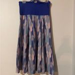 prAna  Solana Convertible Halter/Strapless Dress with Patterned Skirt size Medium Photo 2
