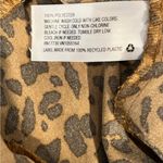 A New Day Leopard Animal Print Belted Paper Bag Waist Shorts Medium Pockets Photo 6