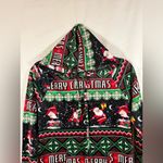 No Boundaries  Drawstring Hooded Fleece Merry Christmas Santa Sz S 4-6 NWT Photo 3