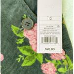 Wild Fable  Black Floral High-Rise Cord‎ Mini Skirt sz 12 Photo 9