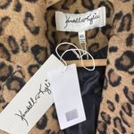 Kendall + Kylie  Brown & Black Leopard Animal Print Trench Coat NEW XS Photo 4