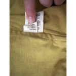 Doen High Waist Pleated Cotton Shorts Mustard Yellow Size 10 Photo 10