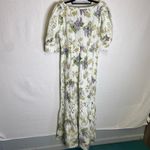 By Timo | Maxi Floral Cottage Dress Small‎ Linen Blend Tan Photo 6