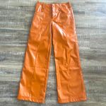 Free People Faux Leather Vegan Leather Wide Leg Pant Photo 0