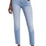 frame denim Frame - Le Garcon Mid-Rise Boyfriend Jean in Light Blue Overturn-size 25 Photo 0