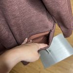 Athleta  Sweatshirt Womens 3X Brown Altitude Polartec Half Zip Athleisure Lined Photo 8