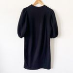 Etica Isabelle Puff Sleeve Mini Shirt Dress in Black Photo 6