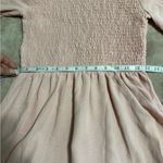 Everly  Dress Size Large Pale Pink Stretch Casual Flowy Photo 6