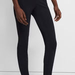 Theory  high waist scuba ponte zip ankle pants black Photo 0