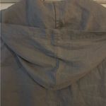 Kenar  Linen Vest Women's M gray Hooded‎ Utility Pockets Drawstring Sleeveless Photo 6