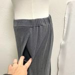 prAna Hemp Blend Faux Wrap High-Low Pull-On Skirt Pockets Gray size Medium Photo 2