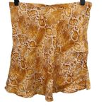 Billabong x Sincerely Jules Mango Snake Print Short and Free Mini Skirt Size 27 Photo 1