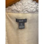 Aerie  Long Sherpa Vest Size Large/XL Cream Color Photo 2