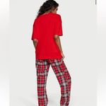 Victoria's Secret  Flannel Jogger Tee-Jama Set Photo 1