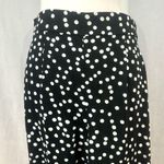Joseph Ribkoff  spotty black and white wide leg high waist palazzo pants size 8 Photo 2
