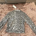 Antistar Gray leopard print long sleeve top Photo 0