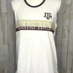 Rivalry Threads NWT Women's Large White Texas A&M Aggies Sleeveless Tank Top Photo 0
