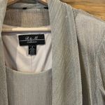 R & M Richards R & M Collection Metallic Dress & Matching Draped Cardigan Photo 2