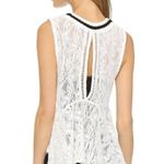Free People  • White Lace Maisie Knit Neckline Tank Photo 44