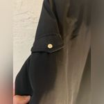 ZARA Bomber unisex, amazing, sleek stylish bomber size medium, black w/zippers Photo 9