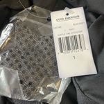 Good American NWT Ruffled One Shoulder Velvet Bodysuit Black Size 1 Small Boho Photo 5