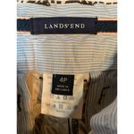 Lands' End Women's Capri Leaf Print 4P adjustable/Elastic Photo 2