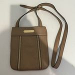 Michael Kors MICHAEL  Moxley Crossbody Moto Bag Small Khaki Tan Leather Photo 10