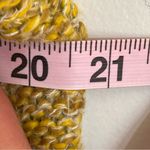 Aerie Women’s Opens Front Waterfall Cardigan Size Medium Yellow, Tan & White Photo 6