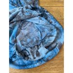 Petit Pois Draped cowl neck Doble mesh sheer art long sleeve blouse top, Size S Photo 8