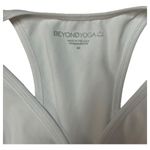 Beyond Yoga  Sports Bra Top Womens 4X Workout V Neck Stretch Racerback White Photo 3