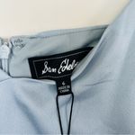 Sam Edelman  Cutout Satin Slip Dress Steel Blue 6 NWT Photo 4