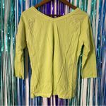 J.Crew green V neck Photo 4