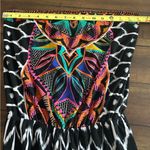 Trina Turk  Colorful Strapless Ikat Print Wide Leg Jumpsuit Size Small Photo 11