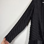 Mashiah Longline Cardigan Size Medium Black Photo 4