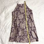 Lazy sundays  Anthro Fairy Floral Texture Boho Mini Sleeveless Halter Dress Sz M Photo 13