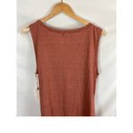 Leith NWT Ruched Sleeveless Dress in Coral Cedar Size XL Photo 5