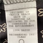 Flynn Skye Presley black ditsy floral tie up side & slit maxi skirt, size S Photo 3