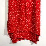 Faithfull the Brand Red Floral Wrap Skirt Photo 8