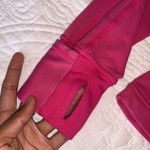 Lululemon  Pink Half Zip Luon Pullover Sweater Jacket With Ponytail Hole Photo 3